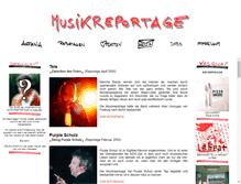 Tablet Screenshot of musikreportage.de